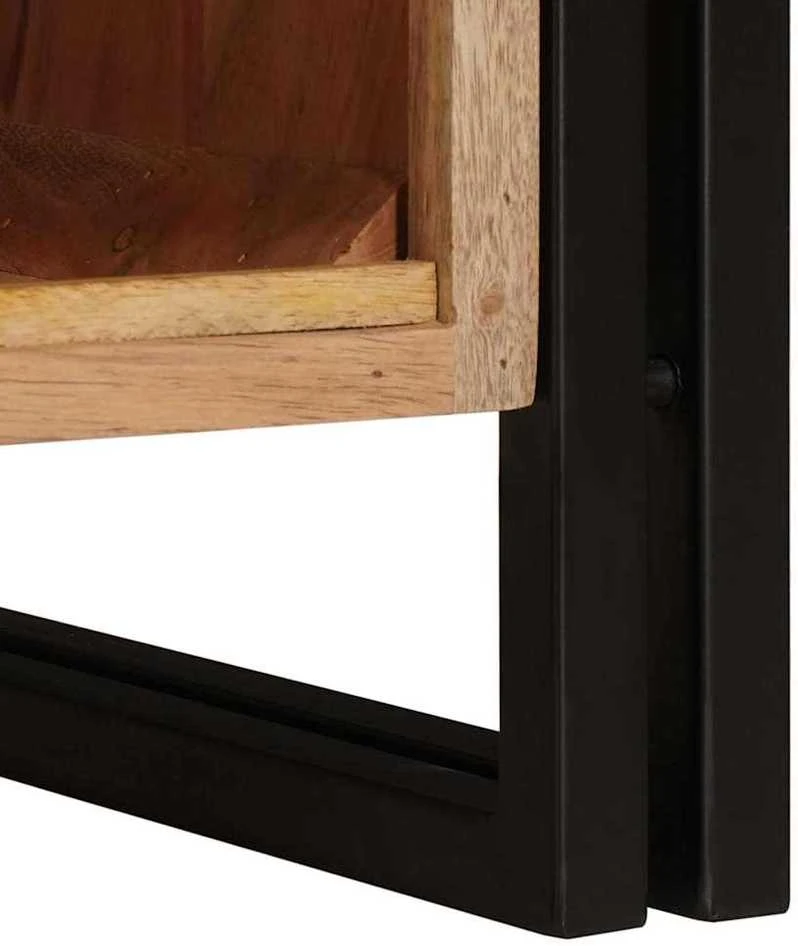 Praustuvo spintelė Ruda 71 x 33 x 58 cm Kietos akacijos mediena