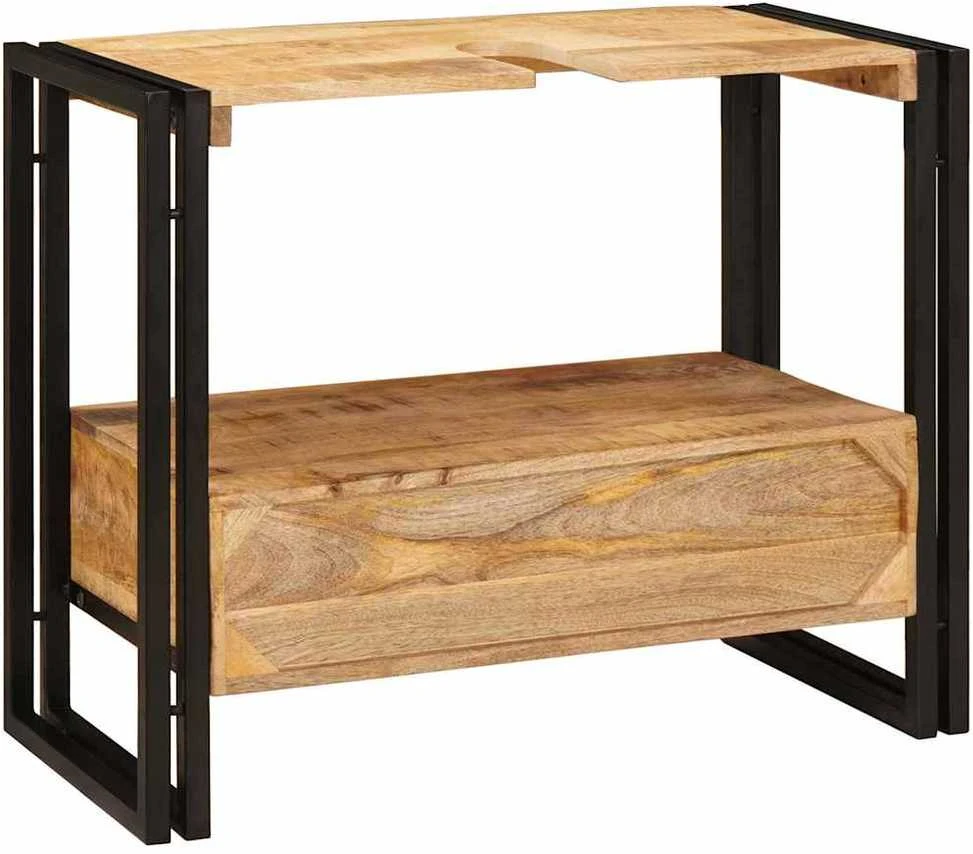 Veidrodžių kabinetas Ruda 71 x 33 x 58 cm Kietas mango medis