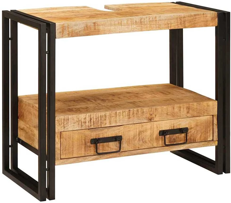 Veidrodžių kabinetas Ruda 71 x 33 x 58 cm Kietas mango medis