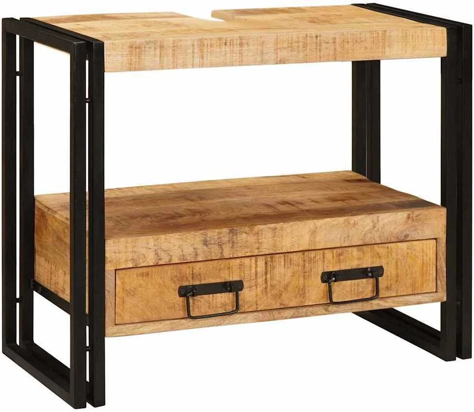 Veidrodžių kabinetas Ruda 71 x 33 x 58 cm Kietas mango medis
