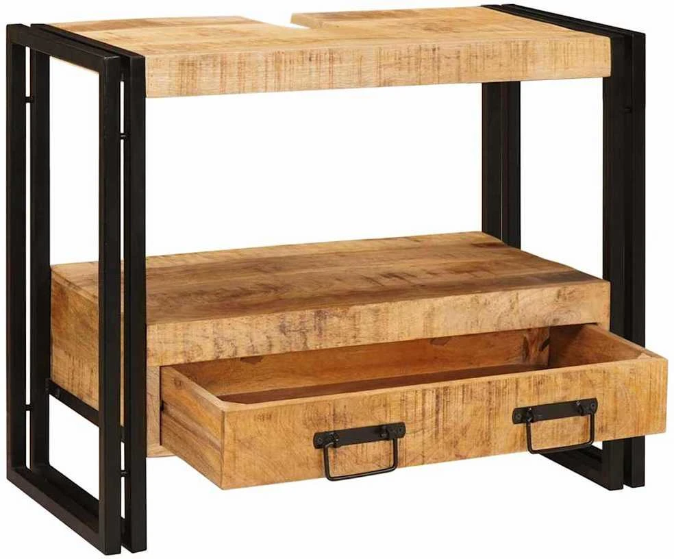 Veidrodžių kabinetas Ruda 71 x 33 x 58 cm Kietas mango medis