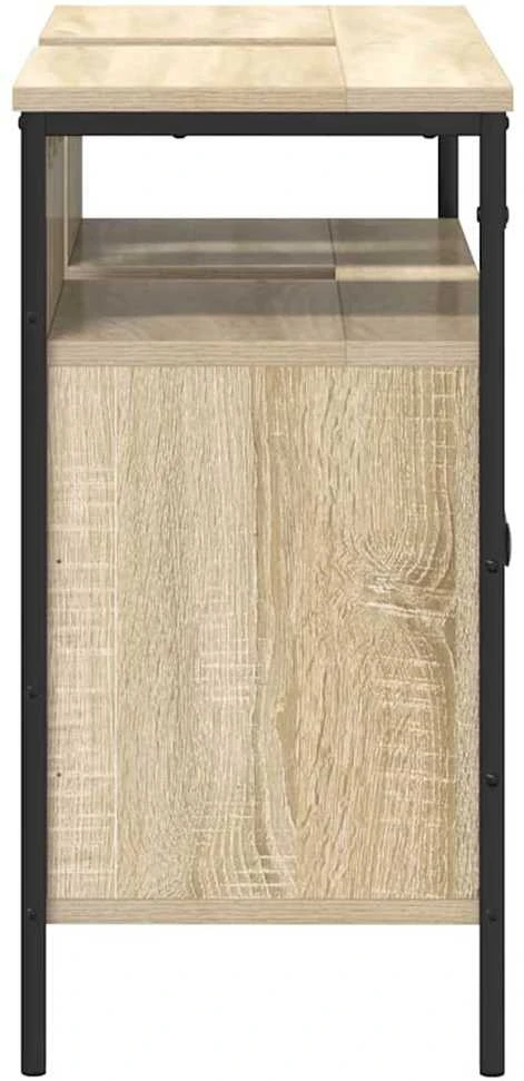 Vonios kriauklės spinta Ruda 80 x 30 x 60 cm Apdirbta mediena