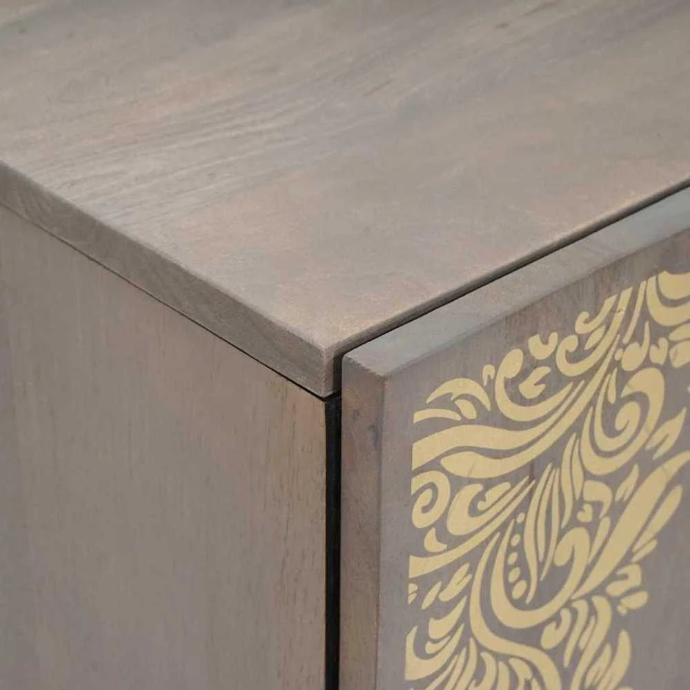 Praustuvo spintelė Pilka 62 x 33 x 58 cm Kietas mango medis