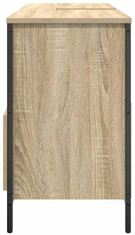 vonios praustuvo spintelė su stalčiais 90x34,5x60 cm