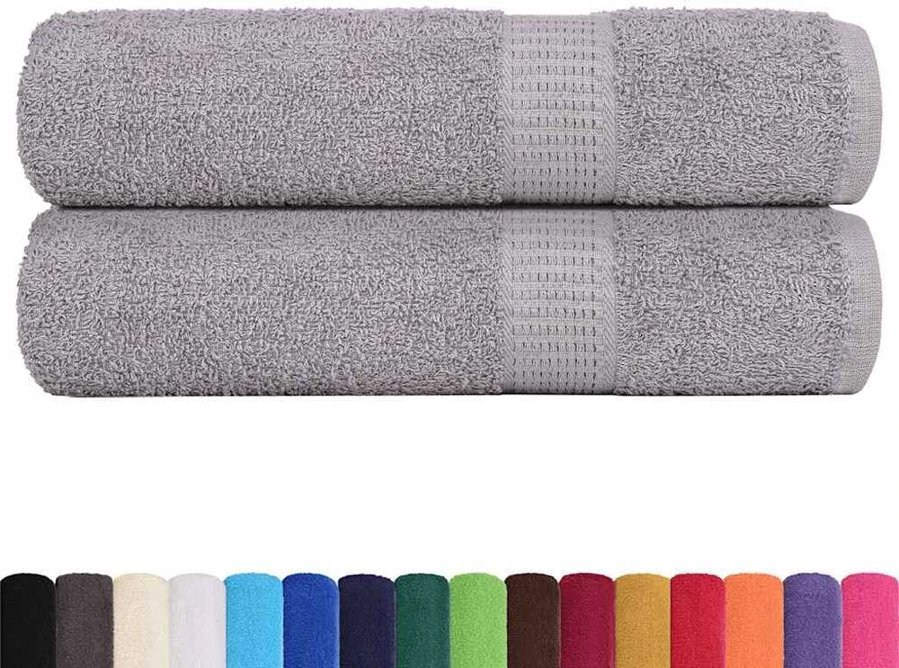 Rankšluostis Rankšluosčiai, FROGN, 2 vnt., pilki, 100x150 cm, 360 g/m²