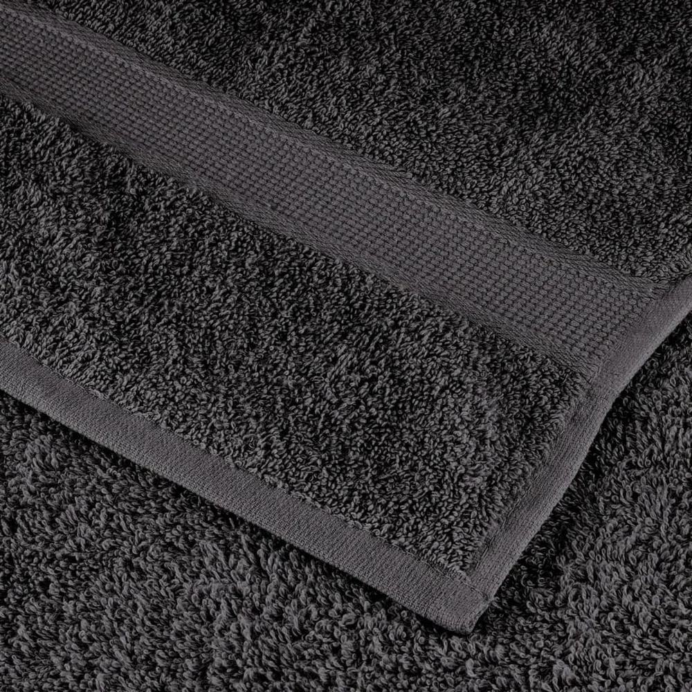 Rankšluostis Vonios rankšluosčiai SOLUND, 4vnt., antracito 100x150cm 600g/m²