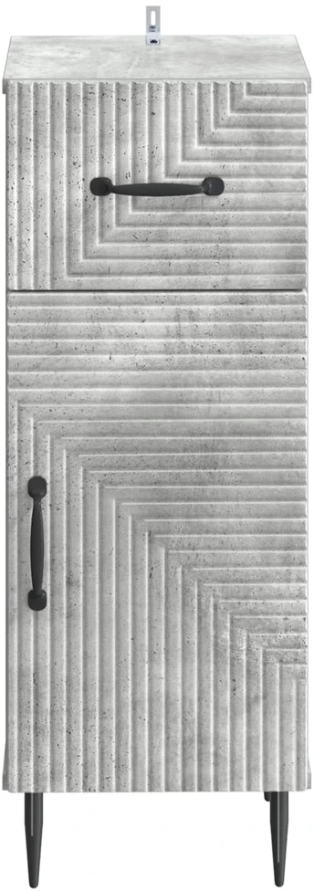 Vonios saugojimo spintelė HAARLEM Betono pilka 30 x 31 x 80 cm