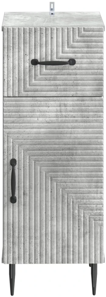 Vonios saugojimo spintelė HAARLEM Betono pilka 30 x 31 x 80 cm