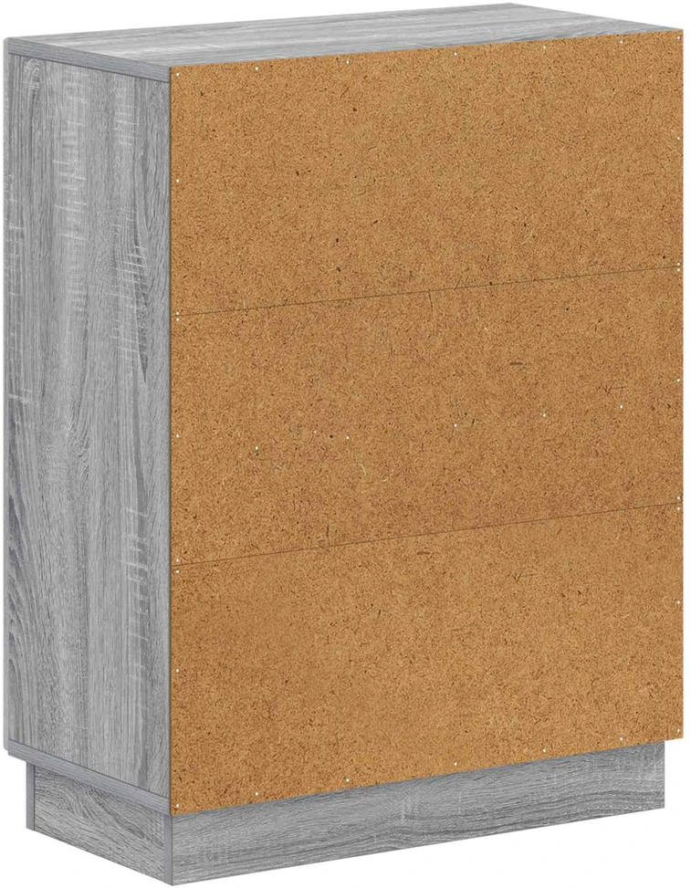 Vonios saugojimo spintelė HOORN Pilka Sonoma 59,5 x 31 x 77 cm