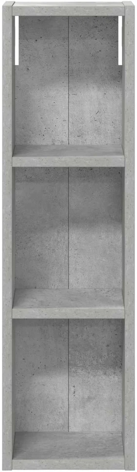 Vonios sieninė spintelė Betono Pilka 20 x 14 x 70 cm