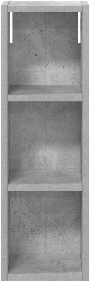 Vonios sieninė spintelė Betono Pilka 20 x 16 x 62,5 cm