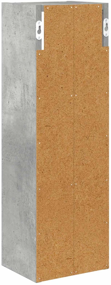 Vonios sieninė spintelė Betono Pilka 20 x 16 x 62,5 cm