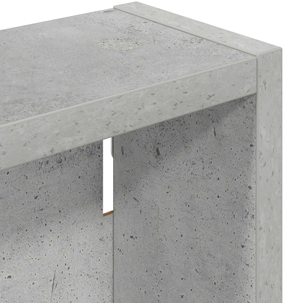 Vonios sieninė spintelė Betono Pilka 20 x 10 x 60,5 cm