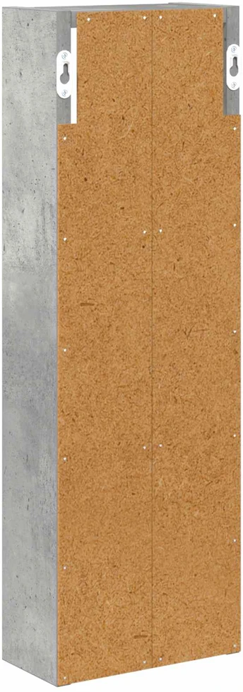 Vonios sieninė spintelė Betono Pilka 20 x 10 x 60,5 cm