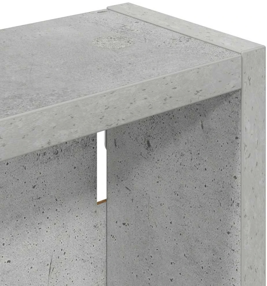 Vonios sieninė spintelė Betono Pilka 20 x 10 x 60,5 cm