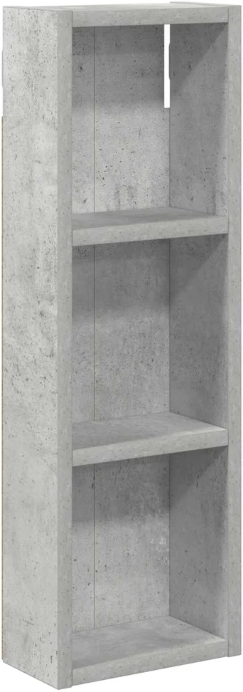 Vonios sieninė spintelė Betono Pilka 20 x 10 x 60,5 cm