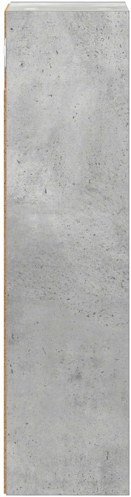 Vonios sieninė spintelė Betono Pilka 20 x 16 x 62,5 cm