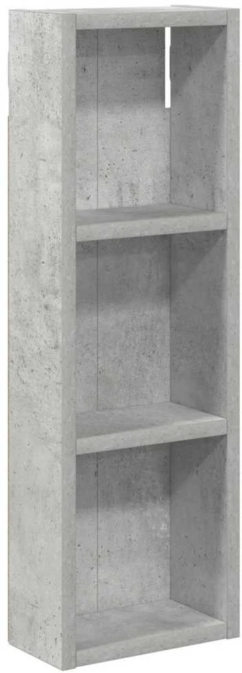 Vonios sieninė spintelė Betono Pilka 20 x 10 x 60,5 cm
