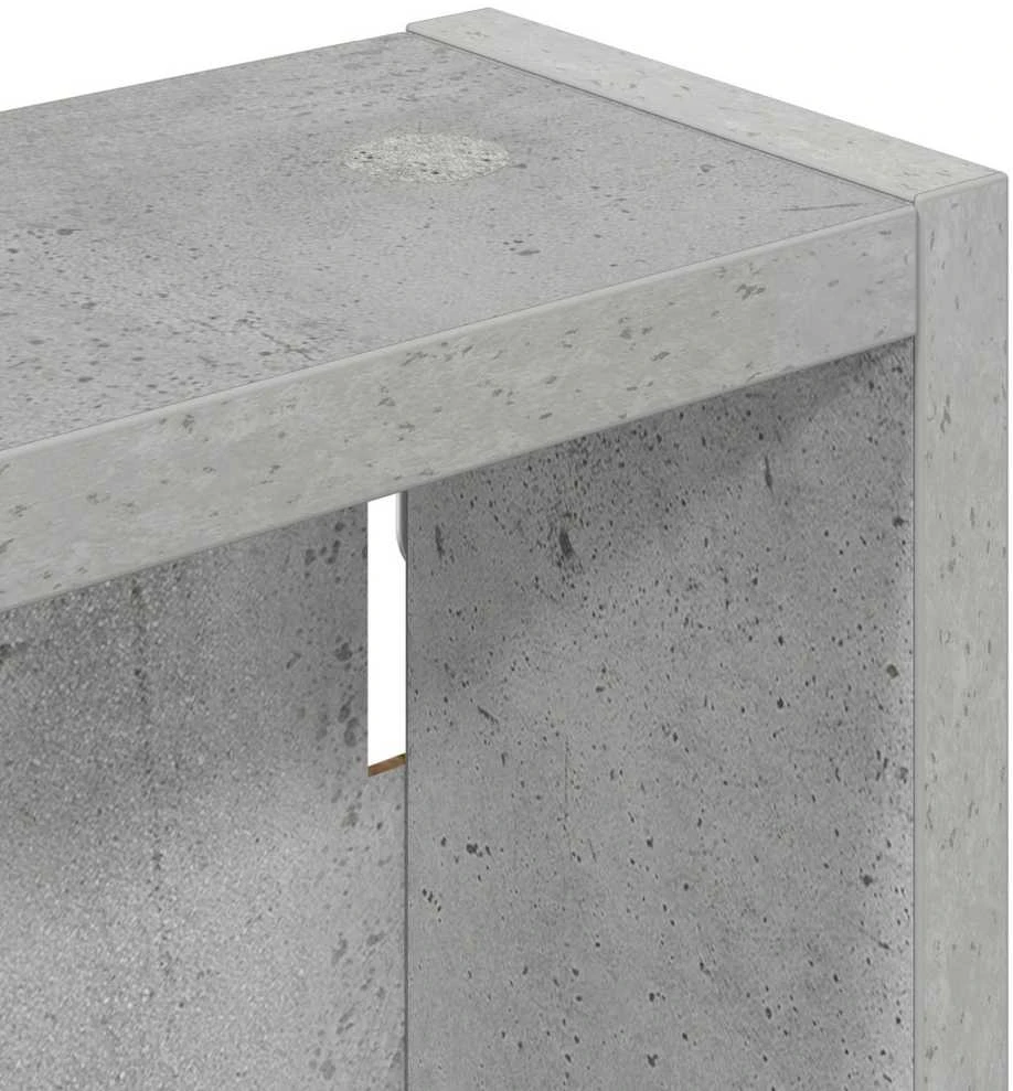 Vonios sieninė spintelė Betono Pilka 30 x 10 x 60,5 cm