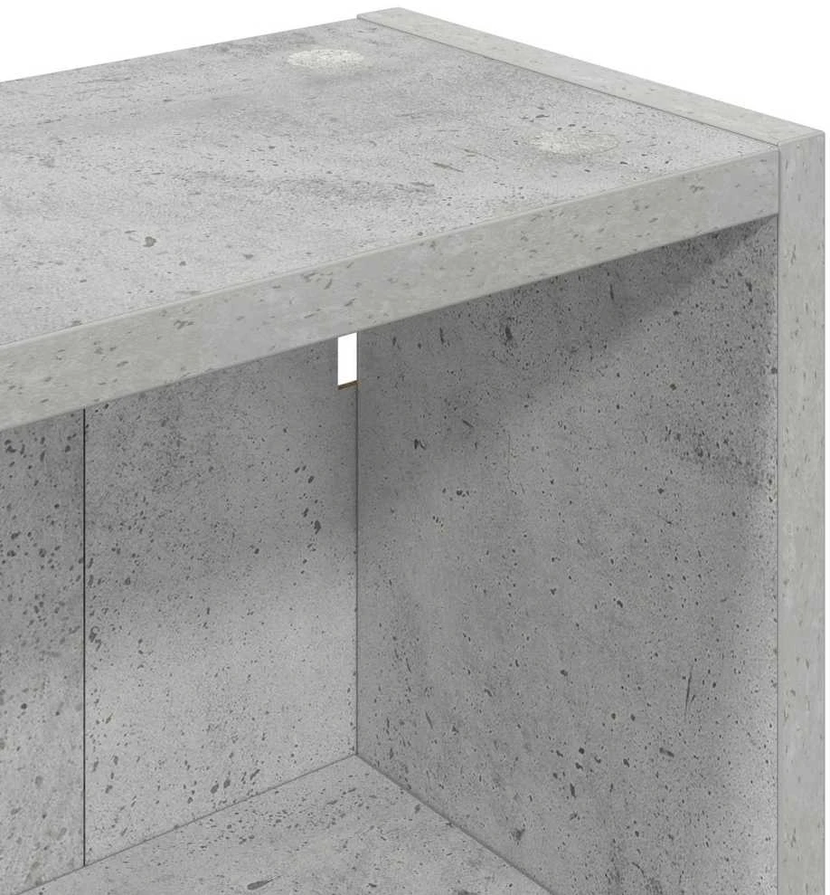 Vonios sieninė spintelė Betono Pilka 30 x 16 x 62,5 cm