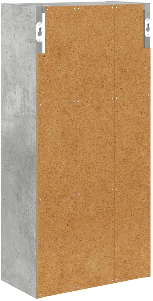 Vonios sieninė spintelė Betono Pilka 30 x 16 x 62,5 cm