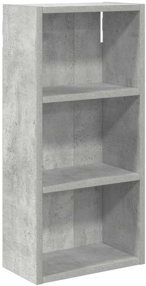 Vonios sieninė spintelė Betono Pilka 30 x 16 x 62,5 cm