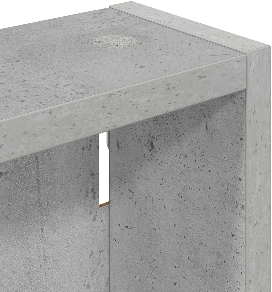 Vonios sieninė spintelė Betono Pilka 30 x 10 x 60,5 cm