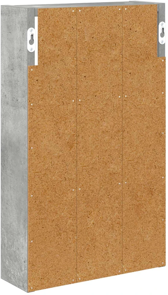 Vonios sieninė spintelė Betono Pilka 30 x 10 x 50 cm