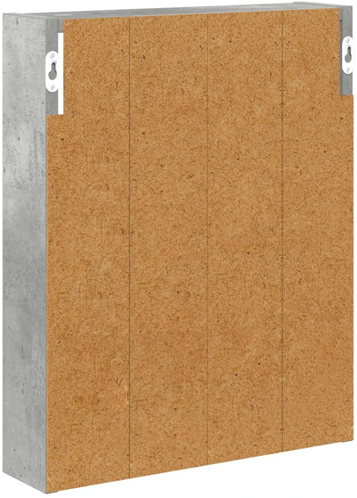 Vonios sieninė spintelė Betono Pilka 40 x 10 x 50 cm
