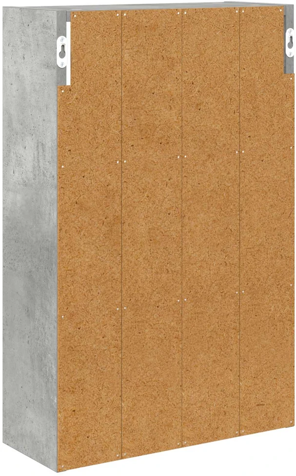 Vonios sieninė spintelė Betono Pilka 40 x 16 x 62,5 cm