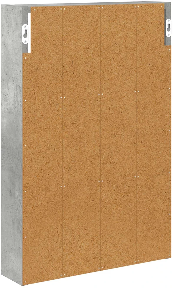 Vonios sieninė spintelė Betono Pilka 40 x 10 x 60,5 cm