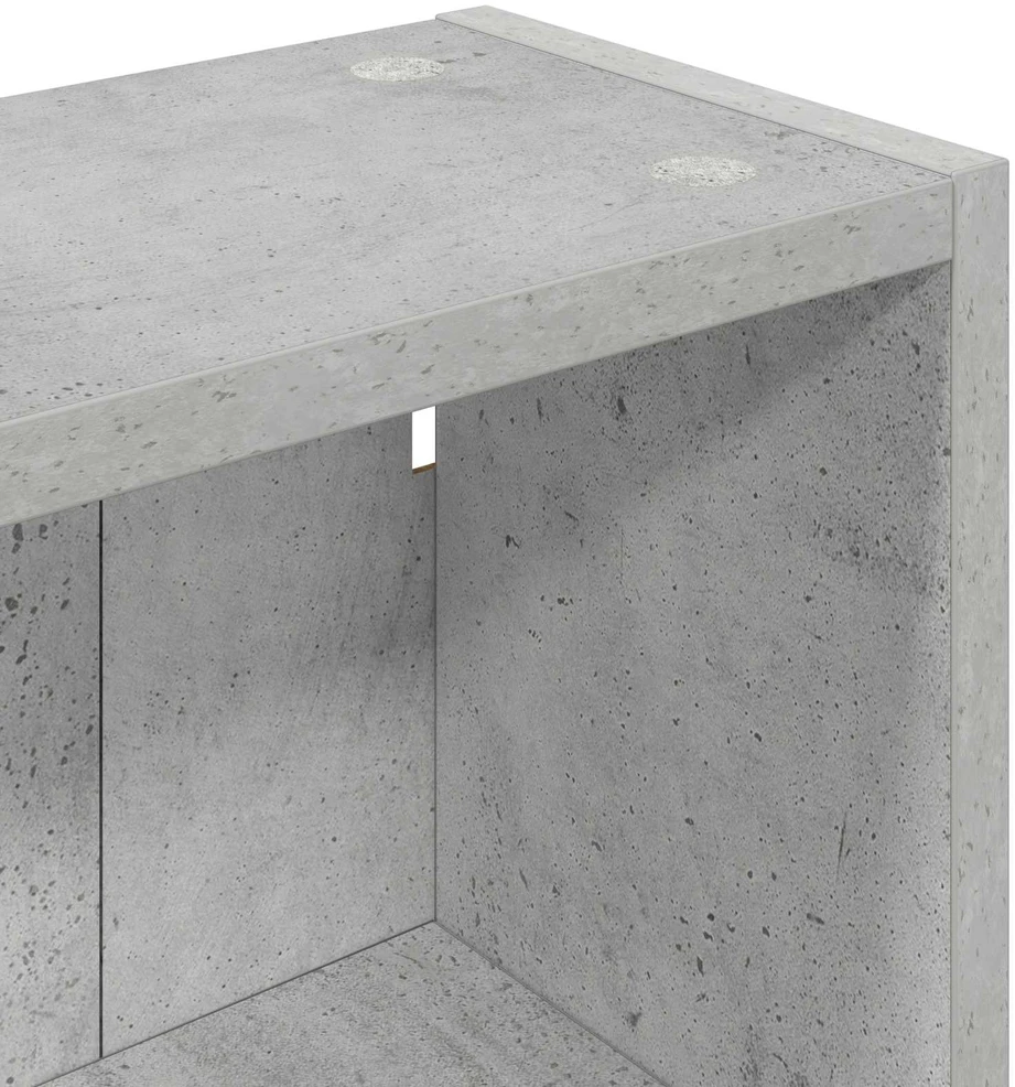 Vonios sieninė spintelė Betono Pilka 40 x 16 x 62,5 cm
