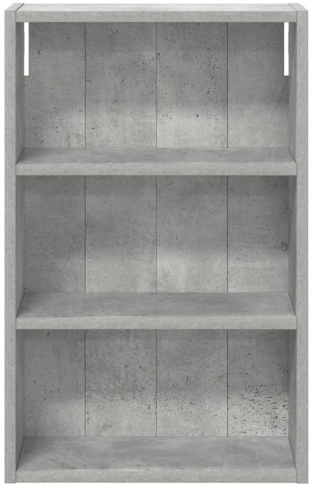 Vonios sieninė spintelė Betono Pilka 40 x 16 x 62,5 cm
