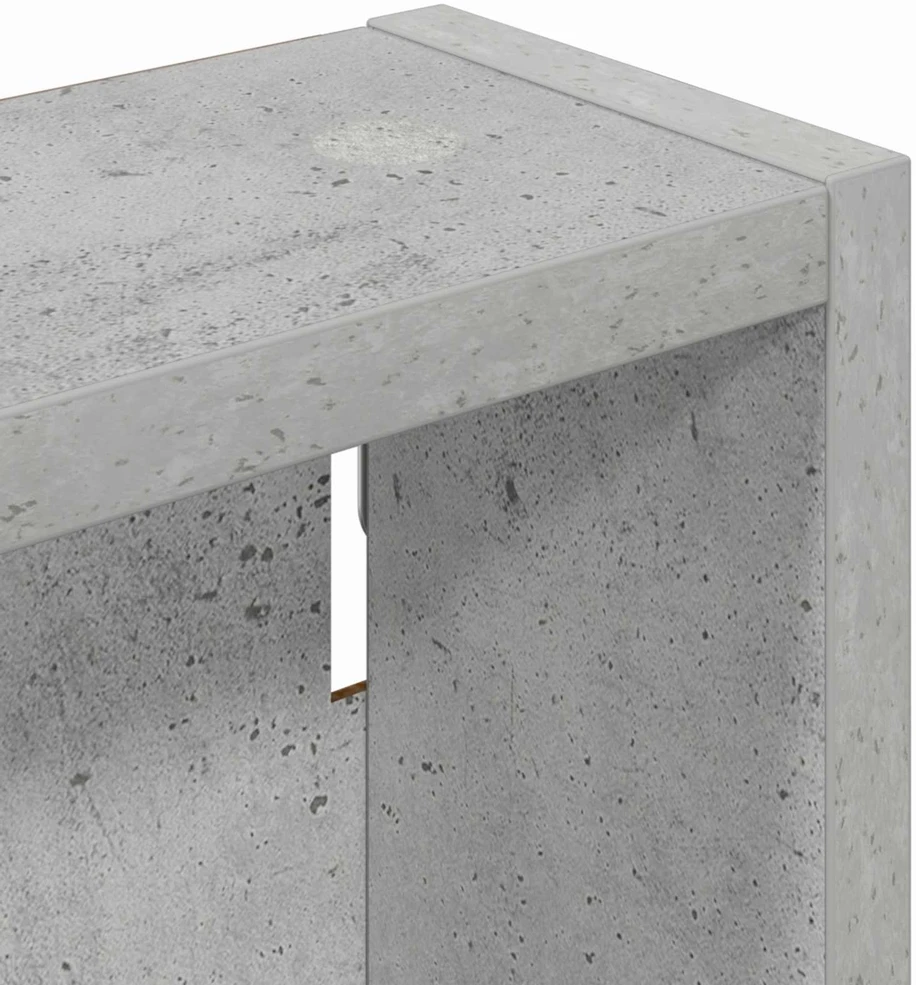 Vonios sieninė spintelė Betono Pilka 40 x 10 x 60,5 cm