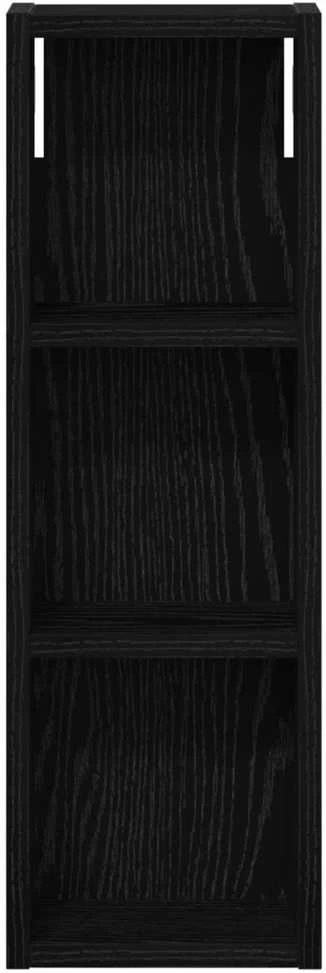 Vonios sieninė spintelė Juodas Ąžuolas 20 x 10 x 60,5 cm