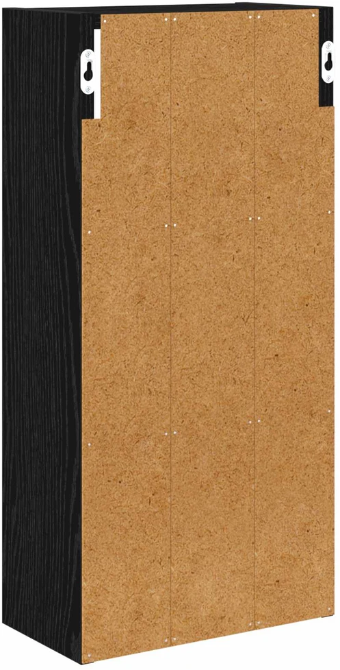 Vonios sieninė spintelė Juodas Ąžuolas 30 x 16 x 62,5 cm