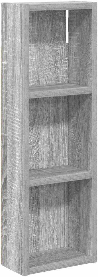 Vonios sieninė spintelė Pilka Sonoma 20 x 10 x 60,5 cm