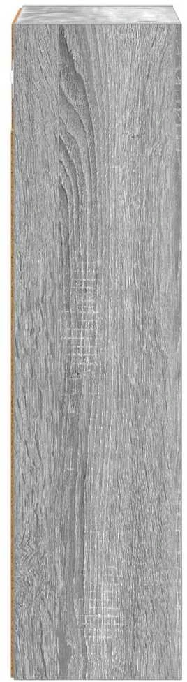 Vonios sieninė spintelė Pilka Sonoma 30 x 16 x 62,5 cm
