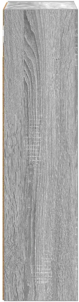 Vonios sieninė spintelė Pilka Sonoma 30 x 16 x 62,5 cm