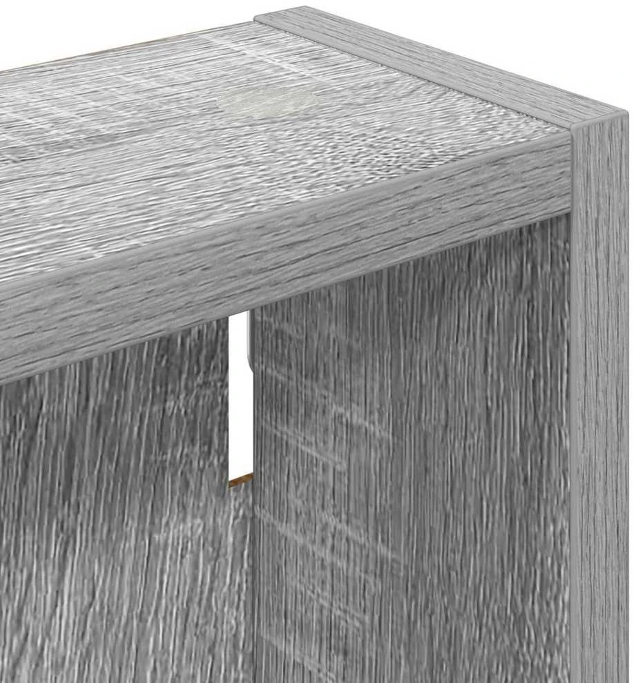 Vonios sieninė spintelė Pilka Sonoma 40 x 10 x 60,5 cm