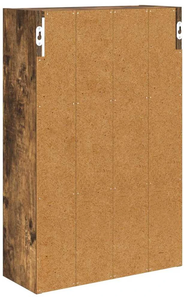 Vonios sieninė spintelė Rūkytas Ąžuolas 40 x 16 x 62,5 cm