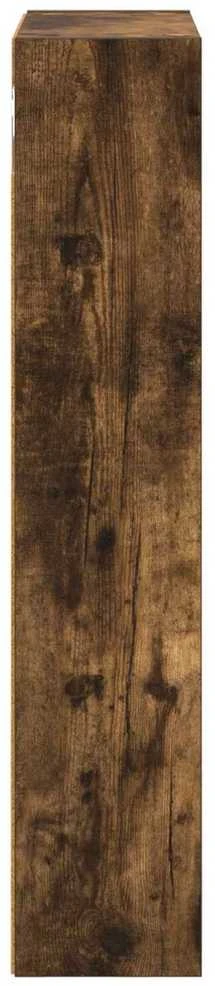 Vonios sieninė spintelė Rūkytas Ąžuolas 40 x 14 x 70 cm