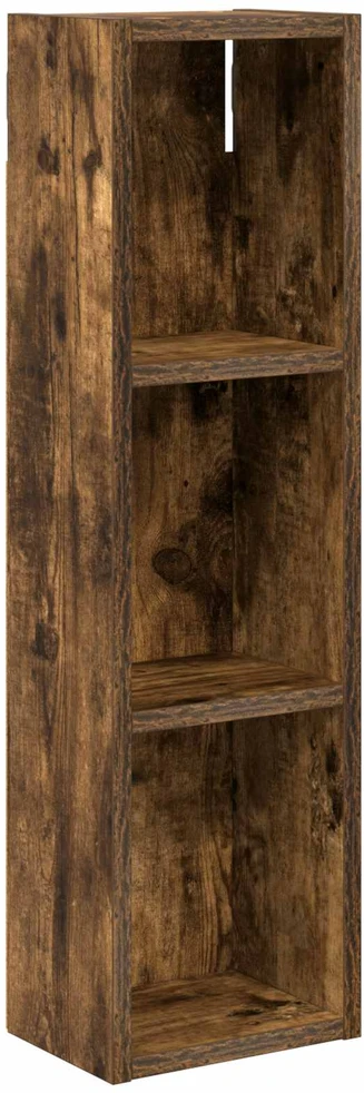 Vonios sieninė spintelė Rūkytas Ąžuolas 20 x 14 x 70 cm