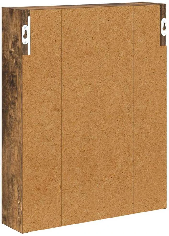 Vonios sieninė spintelė Rūkytas Ąžuolas 40 x 10 x 50 cm