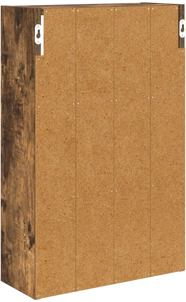 Vonios sieninė spintelė Rūkytas Ąžuolas 40 x 16 x 62,5 cm