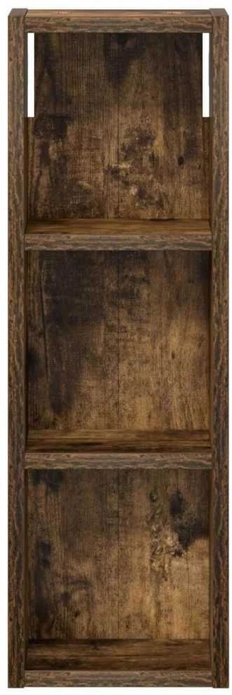Vonios sieninė spintelė Rūkytas Ąžuolas 20 x 10 x 60,5 cm