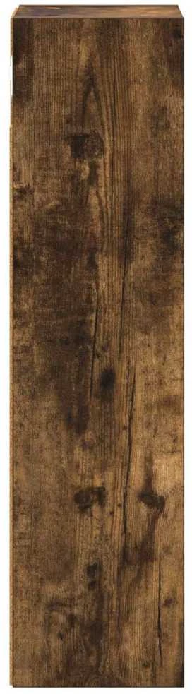 Vonios sieninė spintelė Rūkytas Ąžuolas 20 x 16 x 62,5 cm