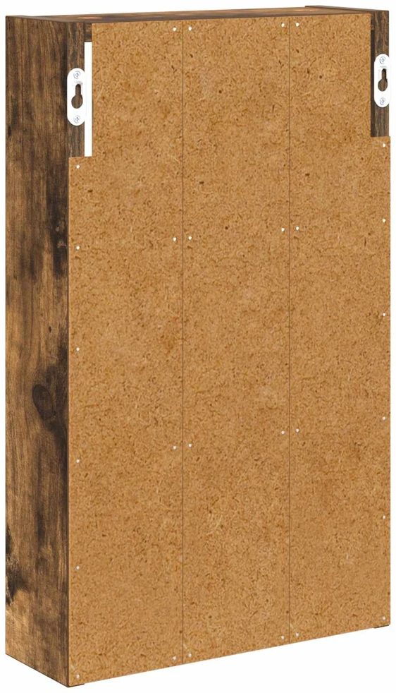 Vonios sieninė spintelė Rūkytas Ąžuolas 30 x 10 x 50 cm