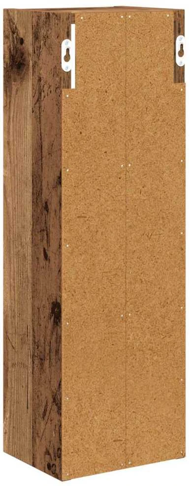 Vonios sieninė spintelė Senas medis 20 x 16 x 62,5 cm