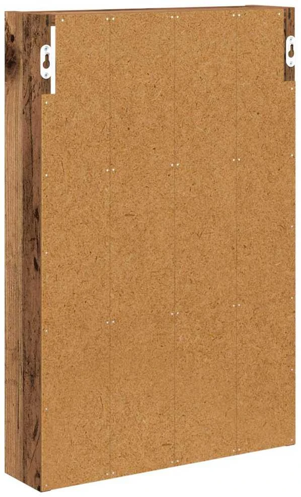 Vonios sieninė spintelė Senas medis 40 x 10 x 60,5 cm